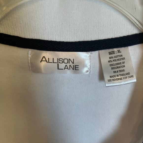 Allison Lane XL Sailing Theme Red White and Blue Stars patriotic Stars - Picture 4 of 6